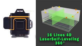 16 Lines 4D Laser Level Self Leveling 360° [upl. by Lak786]