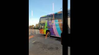 Rennies Plaxton Elite I 54238 at Glenrothes bus station prepping for route X59A to Edinburgh [upl. by Oliy]