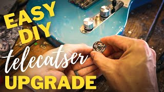 EASY DIY 5 Minute Telecaster Upgrade [upl. by Killen]