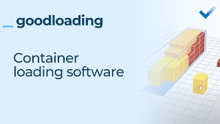 Goodloading  container loading software [upl. by Idell]