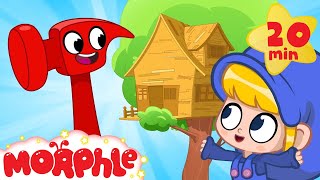 Morphles treehouse  Building with Mila and Morphle [upl. by Westberg]