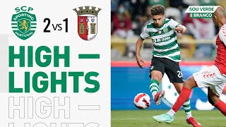 Sporting CP vs SC Braga 21  RESUMO  HIGHLIGHTS  Final SuperTaça [upl. by Names354]