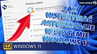 Jak wstrzymać aktualizacje w systemie Windows 11 [upl. by Chretien]