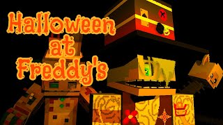 Animation Minecraft fnaf quotHalloween at Freddysquot remix [upl. by Bethel985]