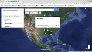 How to make a polygon shape on Google My Maps [upl. by Marcoux]