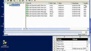 OPC Quick Client by Kepware  Connecting to Microsoft Excel [upl. by Leo]