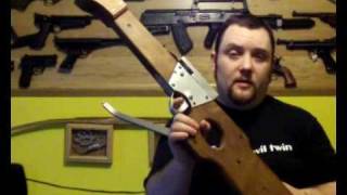 Making a homemade Crossbow  Part 7 [upl. by Aitahs577]