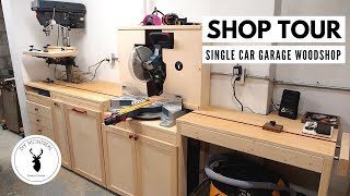 Shop Tour 2020  Single car garage workshop [upl. by Barra474]