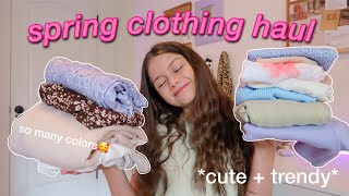 HUGE springsummer try on haul 2021 [upl. by Gladine]