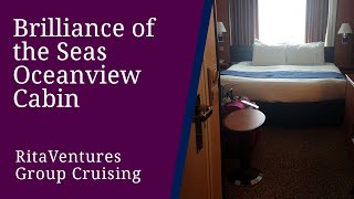 Brilliance of the Seas  Oceanview Cabin  RitaVentures Group Cruising [upl. by Einallem]