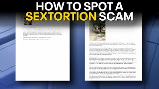 How to recognize sextortion scams [upl. by Nerral]