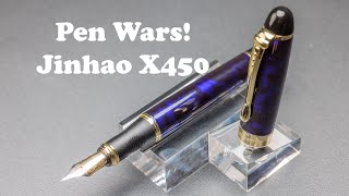 Jinhao X450 Fountain Pen Review  Pen Wars [upl. by Roshelle]