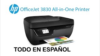 HP OfficeJet 3830 todo sobre configuracion [upl. by Fesoj]