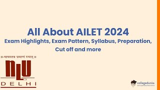 All About AILET 2024 [upl. by Marybeth982]