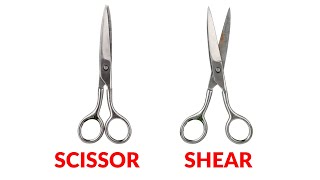 Are Scissors And Shears The Same Thing Whats The Difference [upl. by Elyn494]