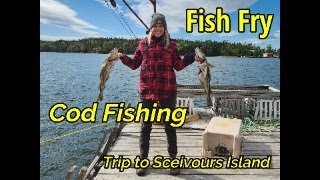 Cod Fishing Trip to Sceivours Island Fish Fry [upl. by Safoelc]