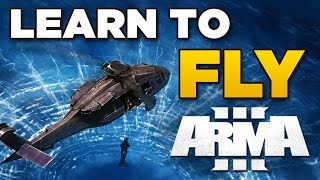 HOW TO FLY in Arma 3  Helicopter Spawn Basic Tutorial [upl. by Akyeluz461]