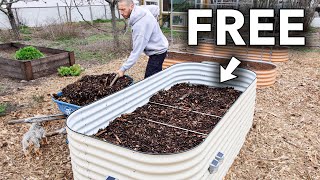 Fill Your Raised Garden Bed for FREE 😮 [upl. by Luas]