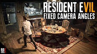 RESIDENT EVIL 7  FIXED CAMERAS  Classic RE Style Concept MOD [upl. by Ehcar]