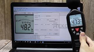 SLM25TK Sound Level Meter with Data Logging Function Measure 30dB130dB and CD Software [upl. by Holbrook]