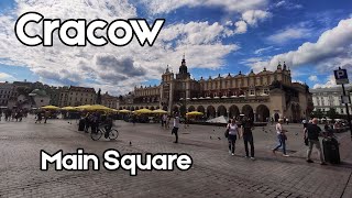 🇵🇱 Cracow Poland  from the central station to The Main Square  walking tour  September 2020  4K [upl. by Soma]