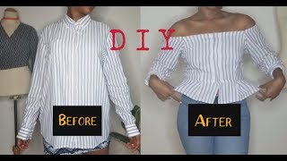 DIY Transformation chemise homme [upl. by Draned]