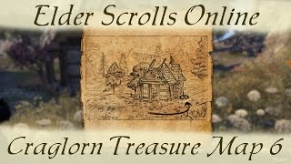 Craglorn Treasure Map 6 Elder Scrolls Online ESO [upl. by Hgiellek]