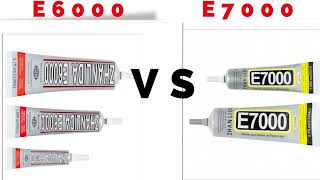 DIFFERENCE BETWEEN E6000 AND E7000 GLUE [upl. by Nathalie156]