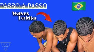 COMO FAZER WAVES NO CABELO [upl. by Lunnete]