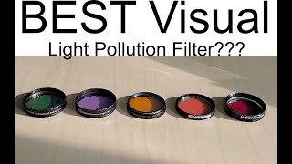 Intro to telescope visual light pollution filters which are the best ones UHC NPB OIII HBeta [upl. by Kitti11]