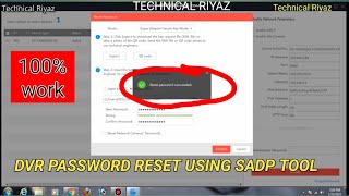 DVR password RESET using SADP tool  hikvision dvr password reset  hikvision SADP tool [upl. by Sreip]