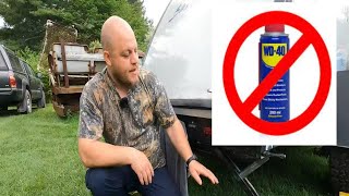 Stabilizer Jacks Maintenance  Lube Campers amp Travel Trailers [upl. by Fidellas]