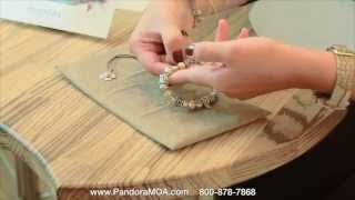 Opening amp Closing Your Pandora Clasp Bracelet [upl. by Malin]