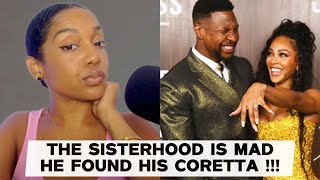 Meagan Good amp Jonathan Majors ENGAGED amp Women Are MAD [upl. by Refinneg]