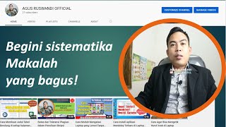 Cara Menyusun Sistematika Makalah yang Baik dan Benar dilengkapi dengan Contoh dan Penjelasannya [upl. by Sergeant322]