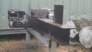 30 Ton Homemade Log Splitter CompletedWell Almost [upl. by Yanetruoc826]