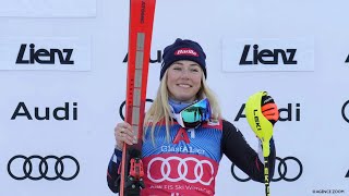 AUDI FIS Ski World Cup  Womens Slalom  Lienz AUT 2nd run Dec 29 2023 weareskiing atomic [upl. by Justinian125]