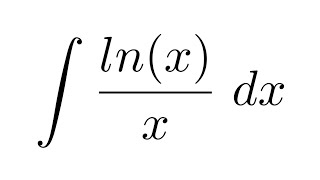 Integral of lnxx substitution [upl. by Rexfourd]