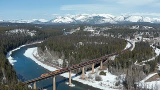 Winter on Marias Pass Preview 4K [upl. by Acquah]