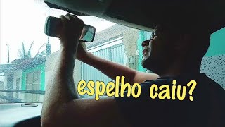 Como fixar o retrovisor interno do Pálio [upl. by Aseefan616]