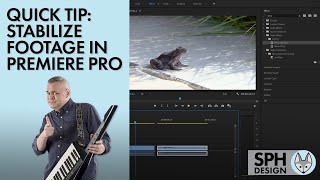 Stabilizing Footage In Premiere Pro [upl. by Curcio943]