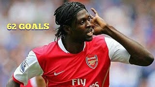 Emmanuel Adebayor  All 62 goals for Arsenal [upl. by Inait]