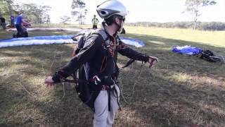 The Front Launch  Paragliding Basics  How to Paraglide [upl. by Yltsew690]