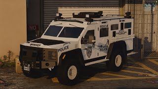 2023 Generic Police SWAT Police Armored Bearcat Showcase  made by TrooperCorentin GTA5FIVEM [upl. by Astrid]