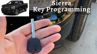 How To Program A GMC Sierra Key 2007  2016 DIY Transponder Chip Ignition Tutorial [upl. by Siloum677]