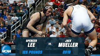 Spencer Lee vs Jack Mueller FULL 2019 NCAA Championship match at 125 pounds [upl. by Arob953]