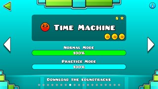 Geometry Dash  Time Machine All Coins [upl. by Onaivatco223]