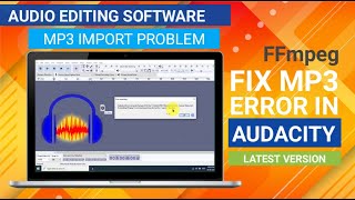 How to fix audacity mp3 import problem  SOLVED [upl. by Affra]