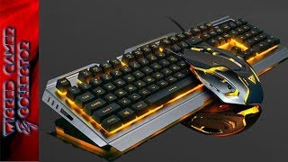 XingMeng Gaming quotMechanical Feelquot Keyboard amp Mouse Combo Set [upl. by Mccutcheon520]