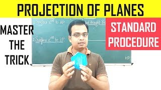 Projection of PlanesIntroduction amp Standard Procedure [upl. by Burne]